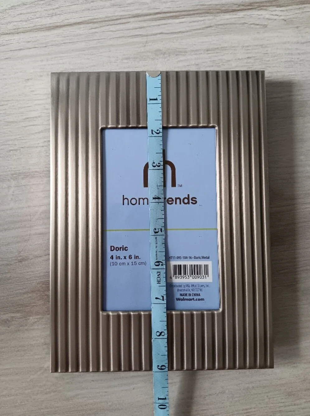 Metallic Silver Ribbed Texture Picture Frame 4